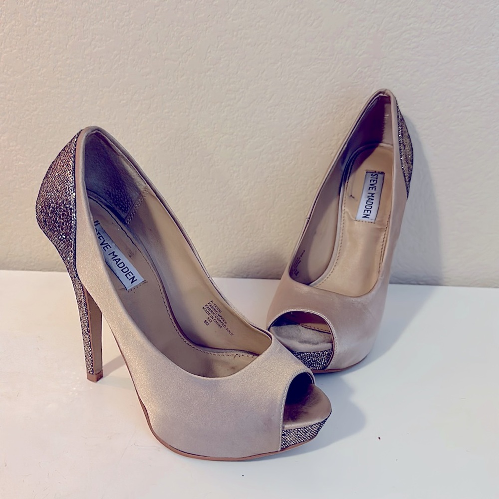 Steve Madden Gold High Heels